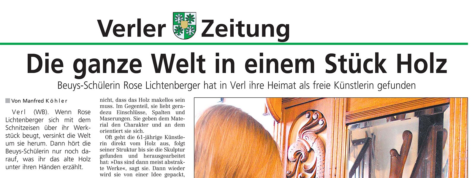 Abbildung: Die ganze Welt in einem Stück Holz
