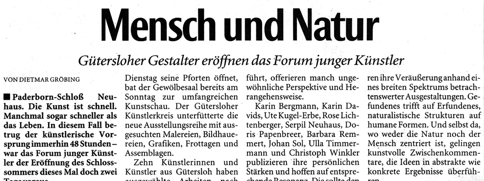 Abbildung: Mensch und Natur